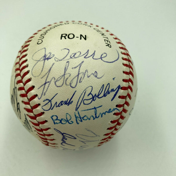 1957 Milwaukee Braves W.S. Champs & Legends Signed Baseball Hank Aaron JSA COA