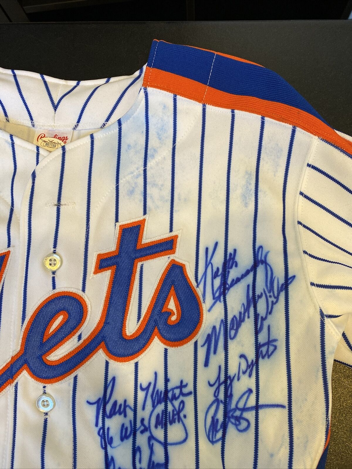 1986 New York Mets World Series Champs Team Signed Game Jersey - 1986 New  York Mets World Series Champs Team Signed Game Jersey - Rafael Osona  Auctions Nantucket, MA