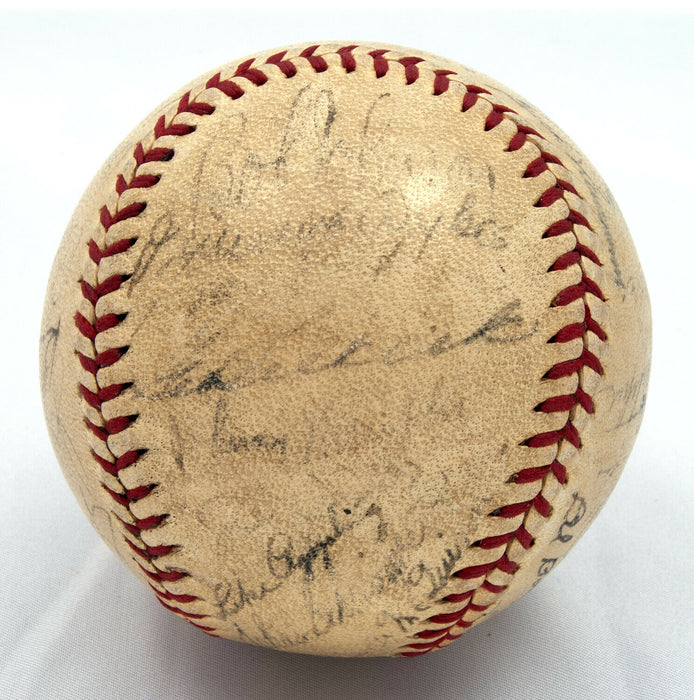 1939 All Star Game Team Signed Baseball Jimmie Foxx Joe Dimaggio PSA DNA COA