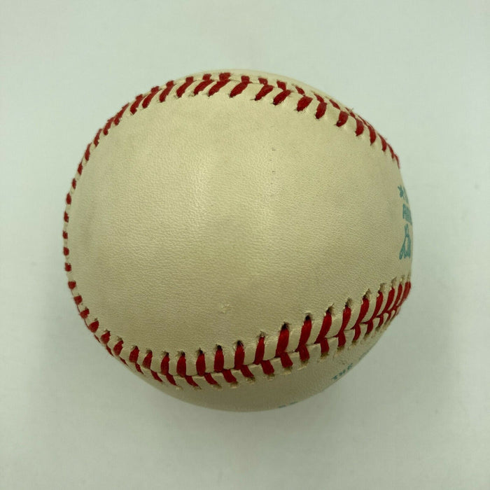 Vintage Carl Hubbell Pre Stroke 1970s Single Signed American League Baseball JSA