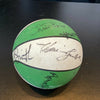 1989-1990 Boston Celtics Team Signed Basketball Larry Bird Red Auerbach JSA COA