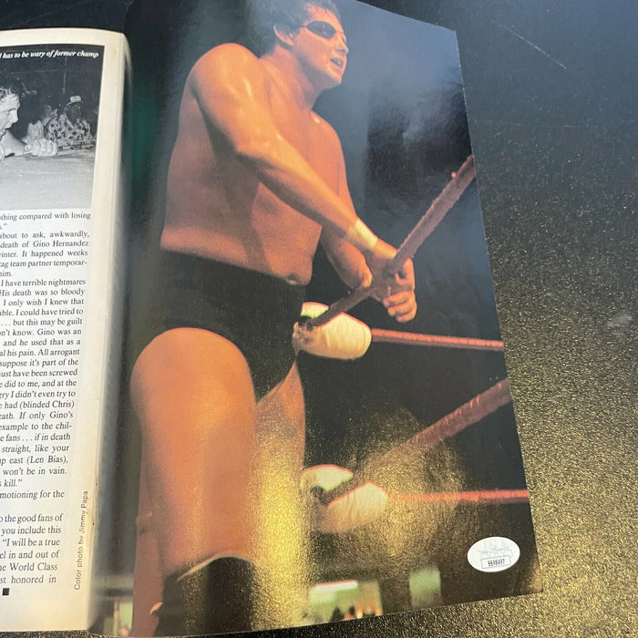 Bruno Sammartino Signed Autographed Vintage Wrestling Magazine With JSA COA