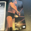 Bruno Sammartino Signed Autographed Vintage Wrestling Magazine With JSA COA