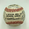 1957 Milwaukee Braves World Series Champs Team Signed Baseball Hank Aaron PSA