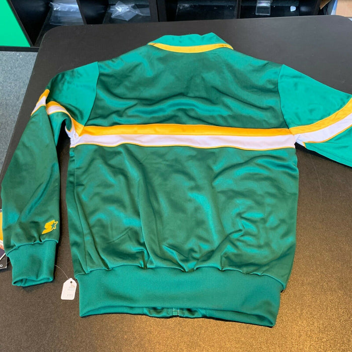Reggie Jackson Signed Inscribed 1987 Oakland A's Authentic Jacket With JSA COA
