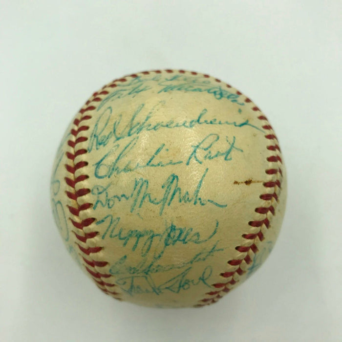 1957 Milwaukee Braves World Series Champs Team Signed Baseball With JSA COA