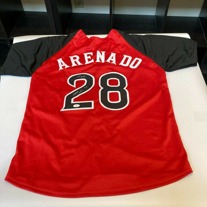 Nolan Arenado Signed Jersey Inscribed Nado (JSA)