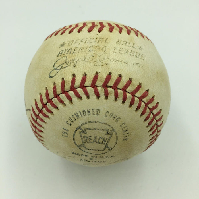 1920's-1950's New York Yankees Greats Multi Signed AL Baseball 15 Sigs PSA DNA