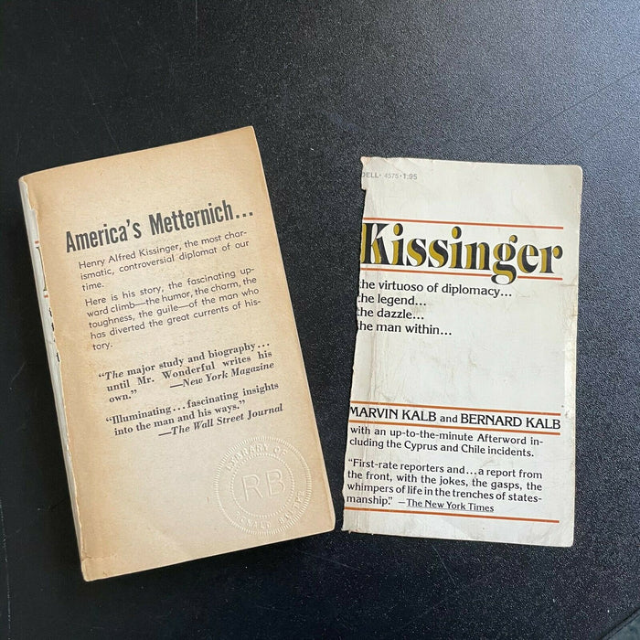 Henry Kissinger Signed Autographed Book