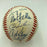 Hall Of Fame Multi Signed Cracker Jack Old Timers Game Baseball Beckett COA