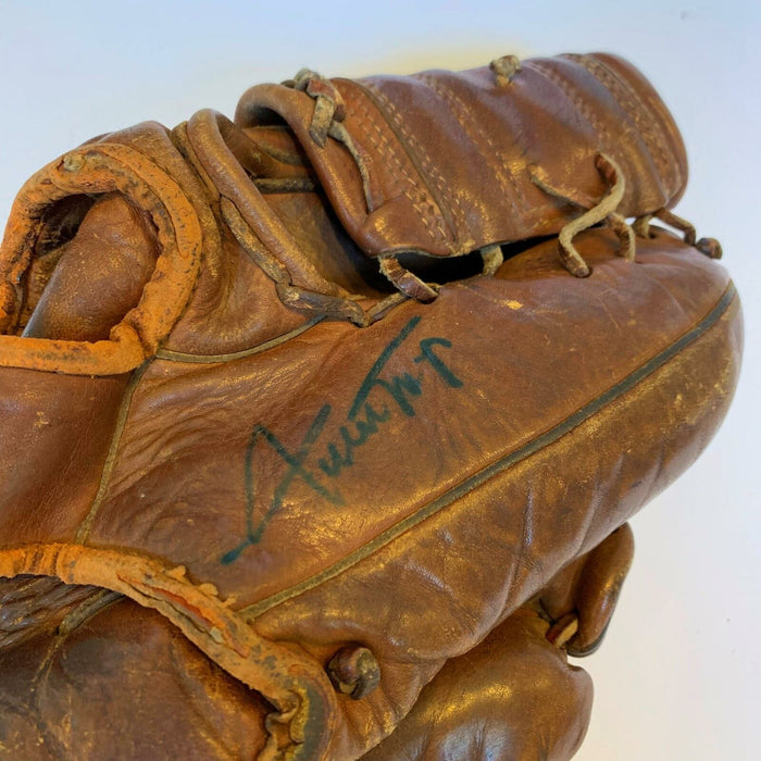 1950's Willie Mays Signed MacGregor Game Model Baseball Glove With JSA COA