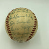 Ernie Banks Rookie 1954 Chicago Cubs Team Signed National League Baseball JSA