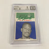 1961-62 Fleer #38 Bill Russell Signed Card BGS EX-MT 6, Beckett 8 Auto