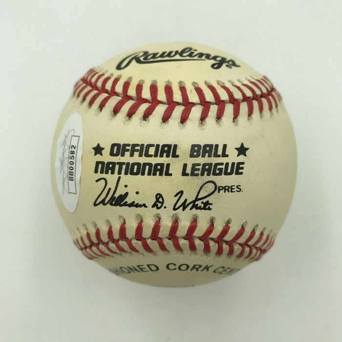 Charles M. Schulz Peanuts Single Signed National League Baseball With JSA COA