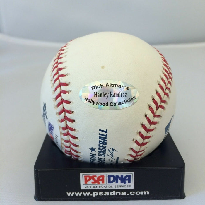 HANLEY RAMIREZ PSA DNA COA SIGNED AUTOGRAPHED MAJOR LEAGUE BASEBALL #V72764