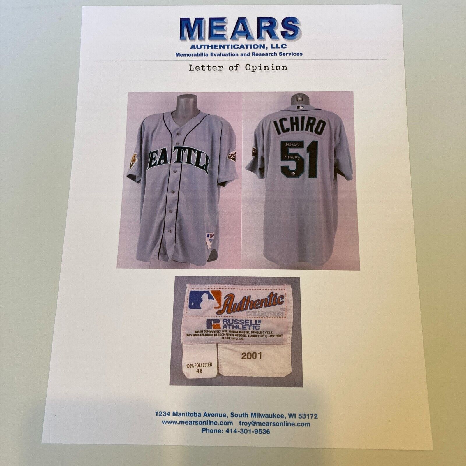Mail day! Authentic Ichiro Suzuki Seattle Mariners 2001 Jersey. :  r/baseballunis