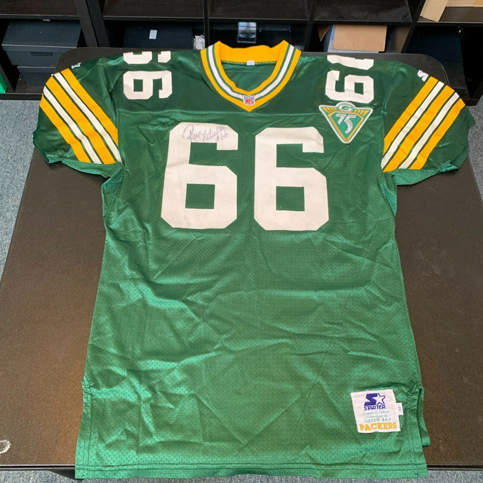 Ray Nitschke #66 Signed Authentic Green Bay Packers Wilson Game Jersey —  Showpieces Sports