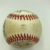 Hall Of Fame Multi Signed Cracker Jack Old Timers Game Baseball Beckett COA