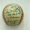 Willie Mays New York Mets Old Timers' Day Multi Signed Vintage NL Baseball JSA