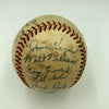 Extraordinary 1951 Indians Signed Game Used Baseball Hit Fan In Eye JSA COA