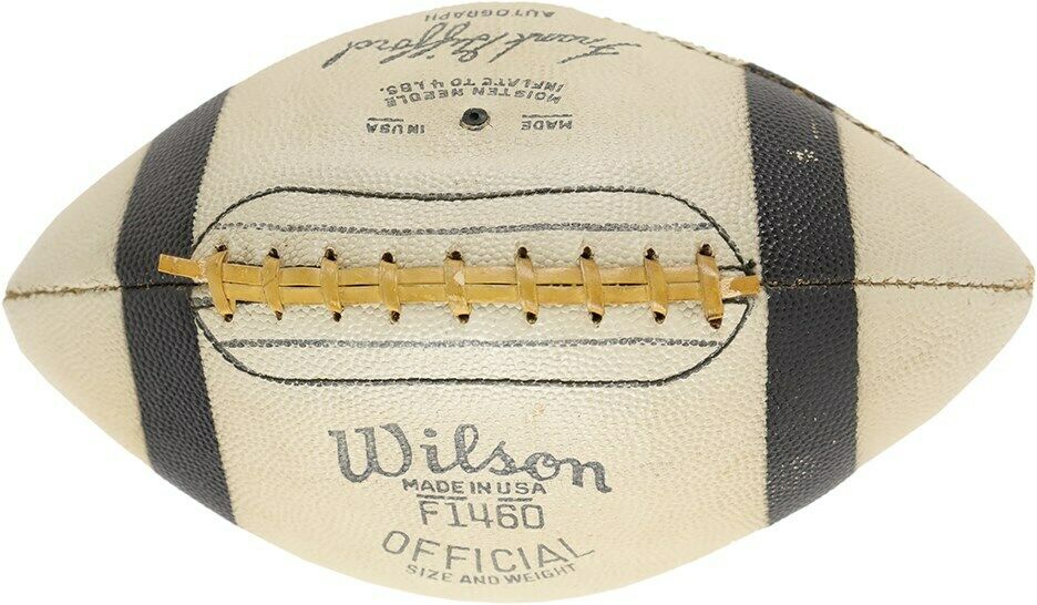1961 Detroit Lions Team Signed Autographed Official Wilson Football