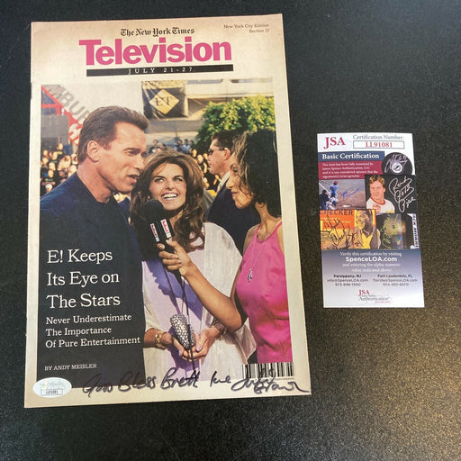 Julie Brown Signed Autographed New York Times Magazine JSA COA