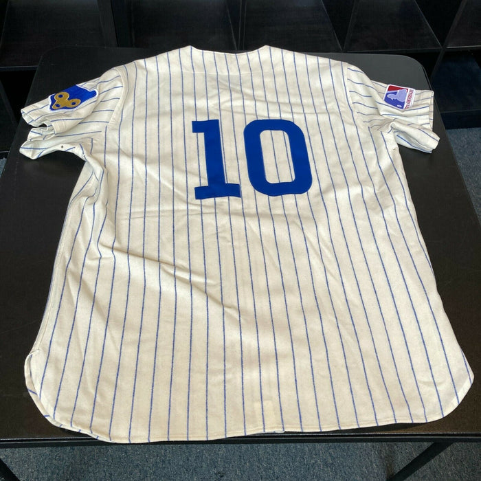 Ron Santo Signed Heavily Inscribed Authentic Chicago Cubs STAT