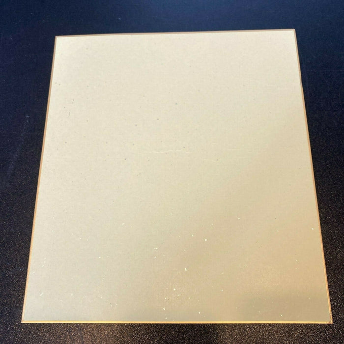 Shohei Ohtani Pre Rookie Signed Parchment Big Sig Nippon-Ham Fighters JSA COA