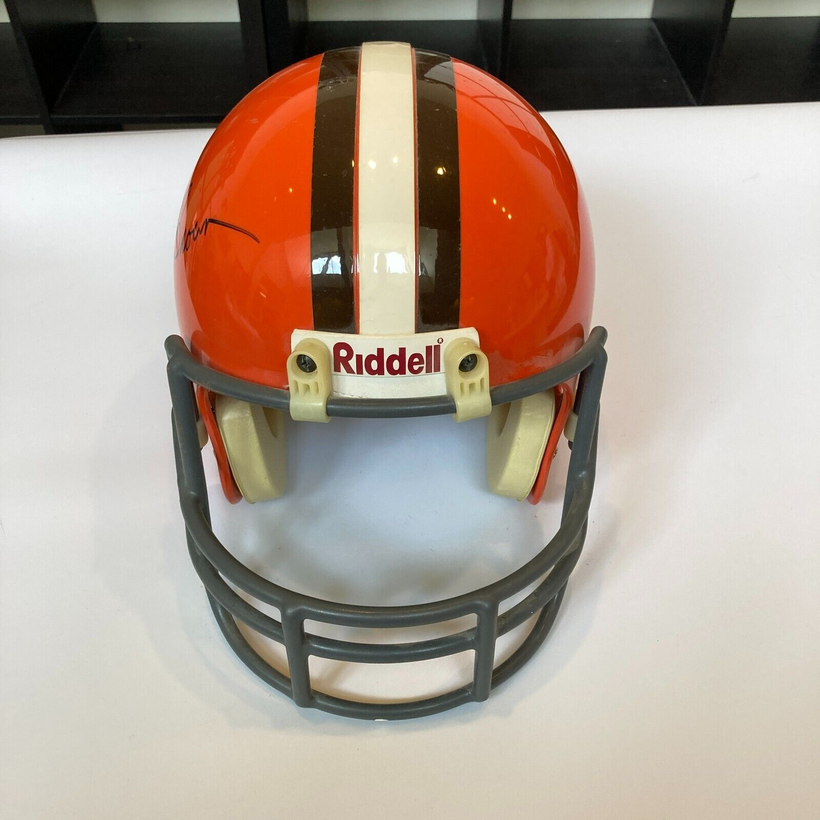 cleveland browns game used helmet