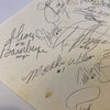 1982 New York Mets Team Signed Autographed Sheet