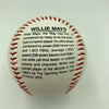 Rare Willie Mays Signed Commemorative Edition Signature Baseball JSA COA