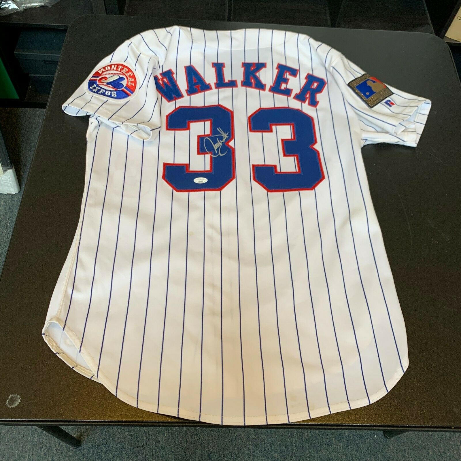 1994 Larry Walker Game Worn Montreal Expos Jersey. Baseball, Lot #59897