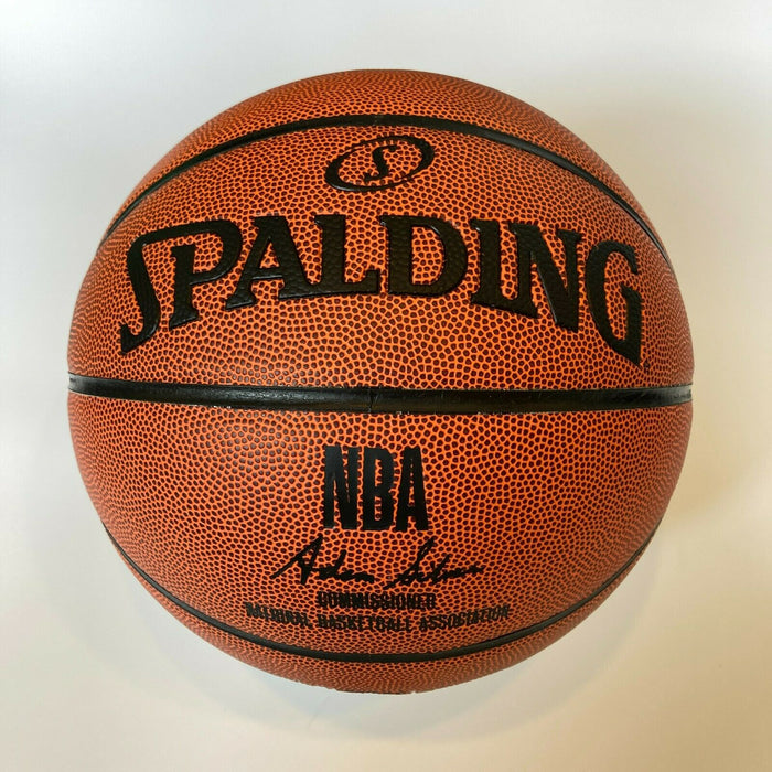 2019 HOF Induction Vlade Divac Paul Westphal Bobby Jones Signed Basketball JSA