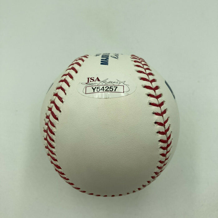 Mint Hank Aaron 755 Home Runs Signed Inscribed Major League Baseball JSA COA