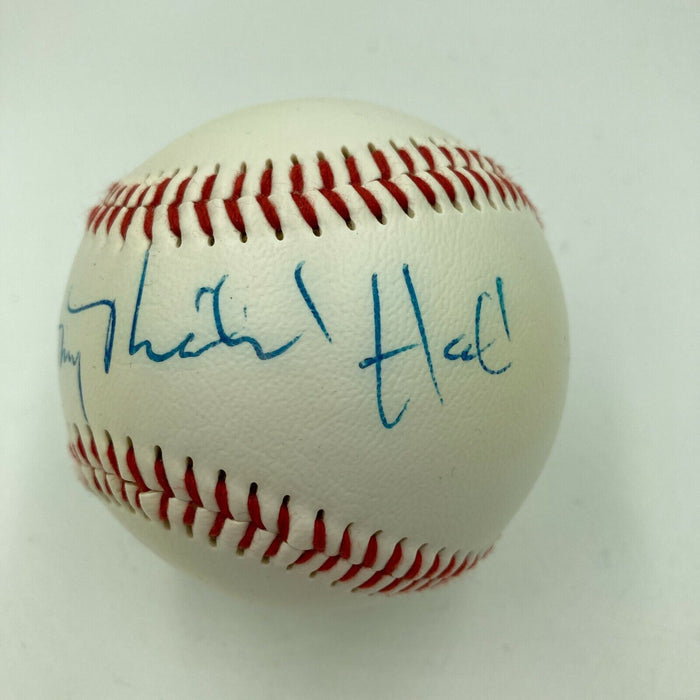 Anthony Michael Hall Signed Autographed Baseball JSA COA Movie Star