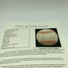 Hank Aaron Signed Official National League Baseball JSA COA Very Nice