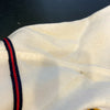 Warren Spahn Signed Authentic 1950's Milwaukee Braves Game Jersey With JSA COA