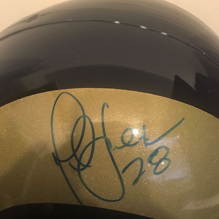 Marshall Faulk Signed St. Louis Rams Full Size Helmet PSA DNA COA