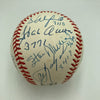 The Finest 3,000 Hit Club Signed Baseball With Inscriptions 15 Signatures JSA
