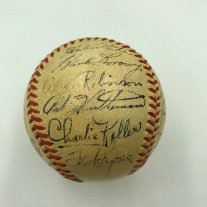 1951 Detroit Tigers Team Signed Official American League Baseball With 27 Sigs