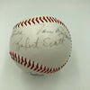 Negro League Legends Signed Baseball Robert Scott Harold Gould Jim Robinson