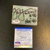 Jack Lambert #58 HOF 1990 Signed Three Rivers Stadium Original Game Turf PSA DNA