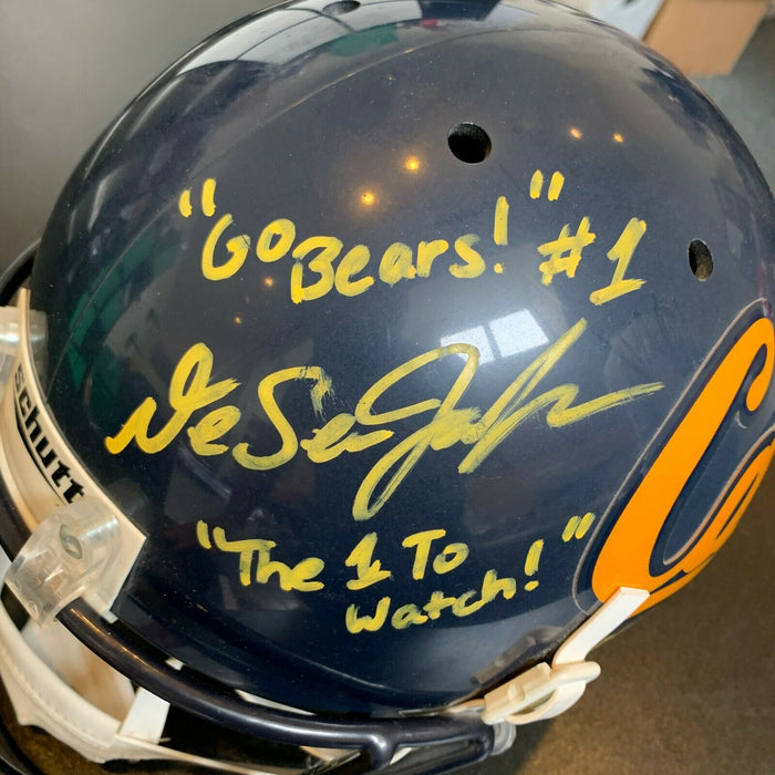 DeSean Jackson Signed Heavily Inscribed Cal Bears Full Size Helmet Wit —  Showpieces Sports