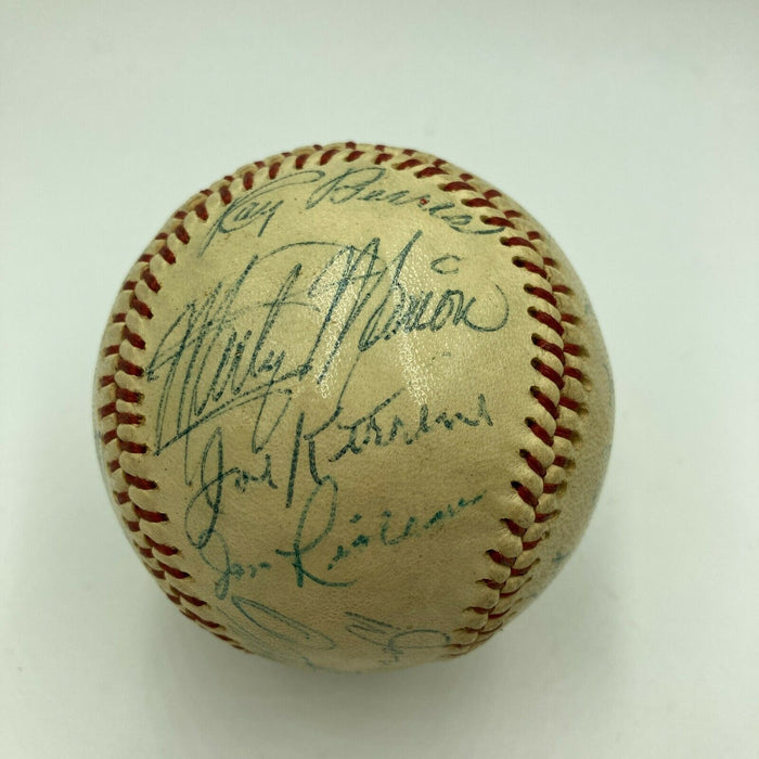 1950's Chicago White Sox Team Signed Autographed Baseball With Nellie Fox