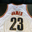 Lebron James 2004 Rookie Of The Year Signed Cleveland Cavaliers Jersey UDA