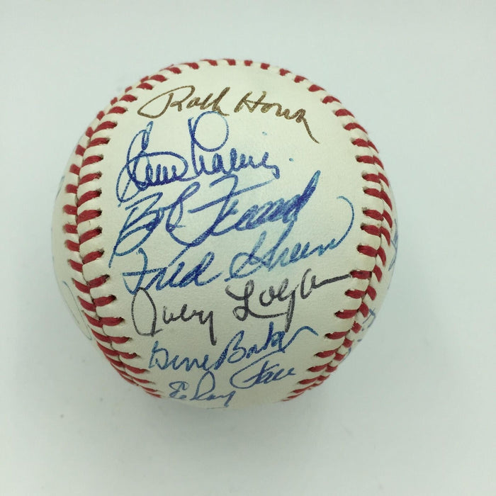 Incredible Pittsburgh Pirates Hall Of Fame Legends Multi Signed Baseball JSA COA