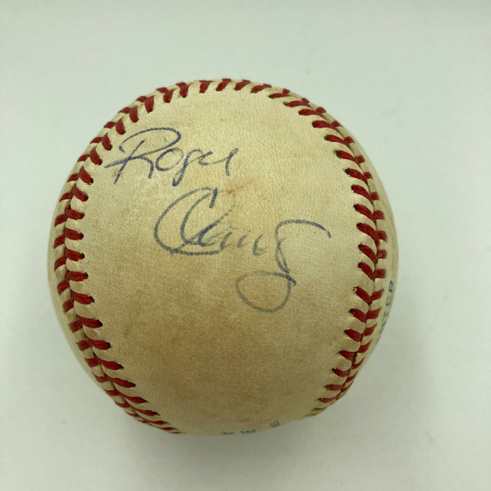 Historic Roger Clemens 20 Strikeout Game Signed Game Used Baseball 1986 JSA COA