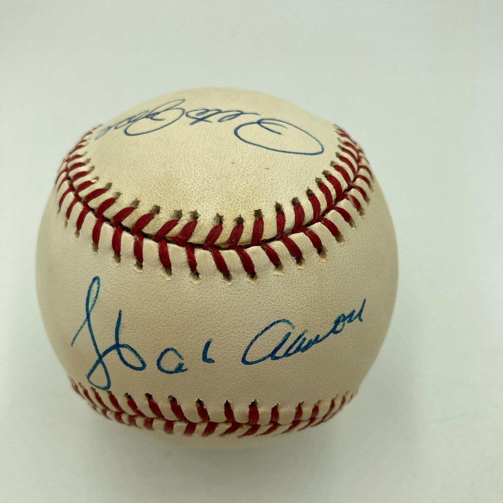 Hank Aaron - Autographed Signed Baseball With Co-Signers