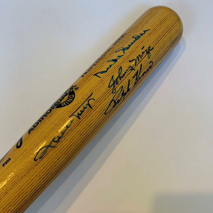 Willie Mays Duke Snider Johnny Mize Ralph Kiner 50 Home Run Club Signed Bat PSA