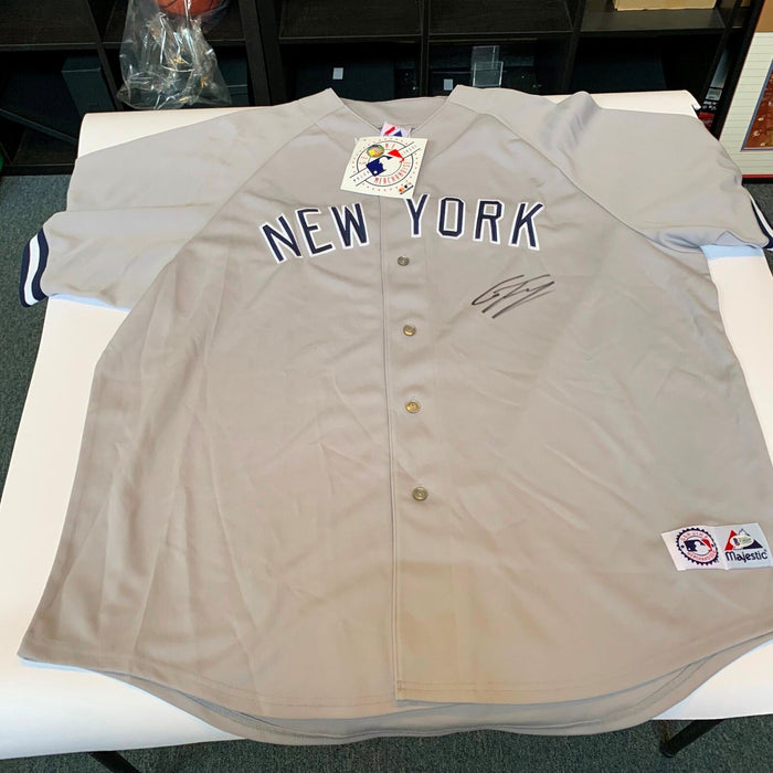 Gleyber Torres Signed New York Yankees Authentic Majestic Jersey Beckett COA BAS